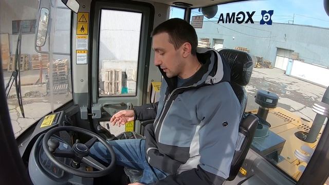 Китайский погрузчик XGMA 935, еще не Европа, но лучше чем АМКОДОР смотреть онлайн