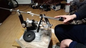 Заточка ножа ледобура на профиле