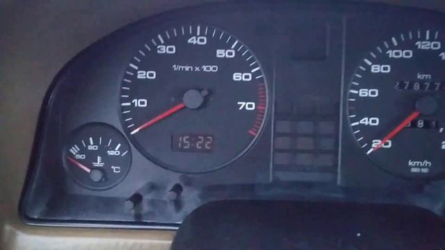 Запускаем ауди 80, после мороза -35! смотреть онлайн