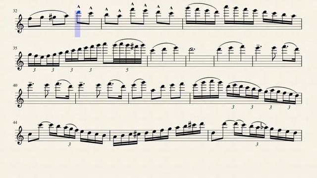 Tchaikovsky - The Nutcracker - Journey Through the Snow For Flute смотреть онлайн