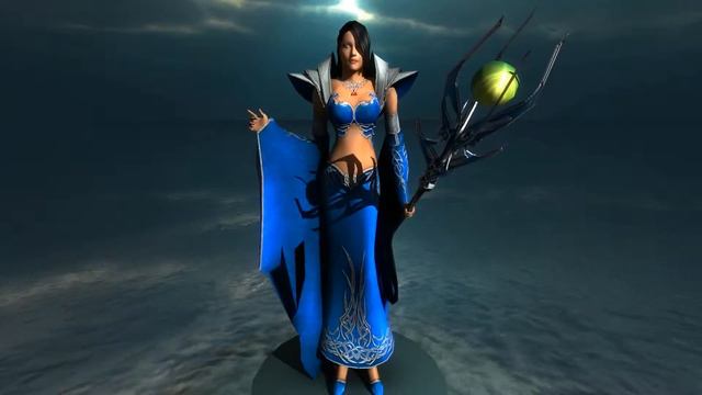 3DModels-Textures: Animated Fantasy Sorceress Character for Your Games смотреть онлайн