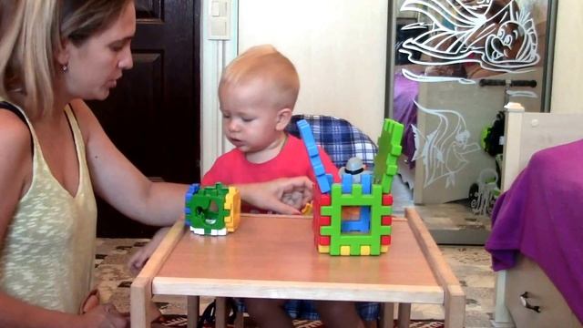 Знакомство с понятиями большой/маленький // Big and small. Fun games with kids 12-18 m смотреть онлайн