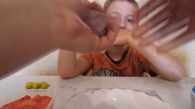 Пластилиновое мыло,лепим разные фигурки,опускаем мыло в воду смотреть онлайн