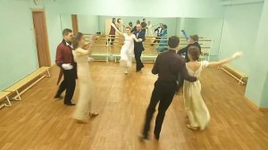 "Мазурка 5-па", студии исторического бального танца "Фиолент" и "Фарандола".