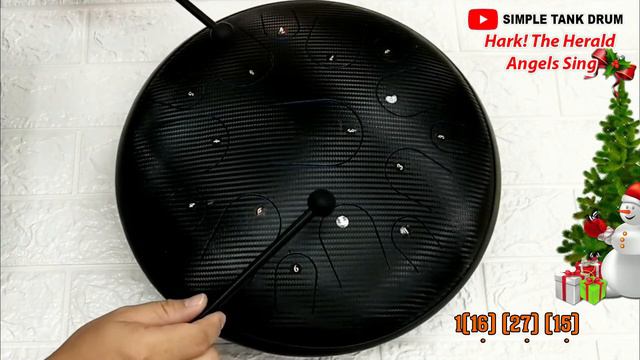 Hark! The Herald Angels Sing - Simple Tank Drum Cover With Tabs