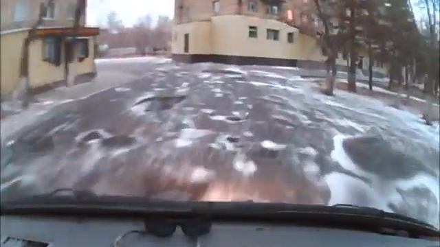 1 сутки пришла зима классически!