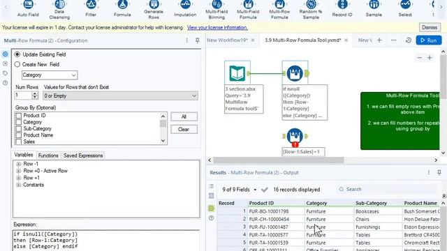 Chapter 3.9-Alteryx Multi Row Formula Tool.mp4 смотреть онлайн