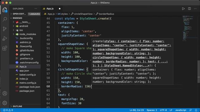 React Native: Custom Shapes (Square, Circle, Triangle, Rectangle, Oval) смотреть онлайн