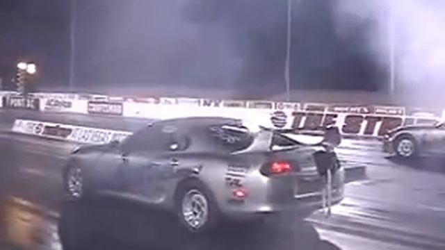 WORLDS FASTEST TOYOTA SUPRA BIG TURBO DRAG 7.88 1500 HP смотреть онлайн