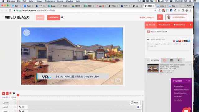 VideoRemix Live 360° Video Editor & Virtual Reality Footage Editor