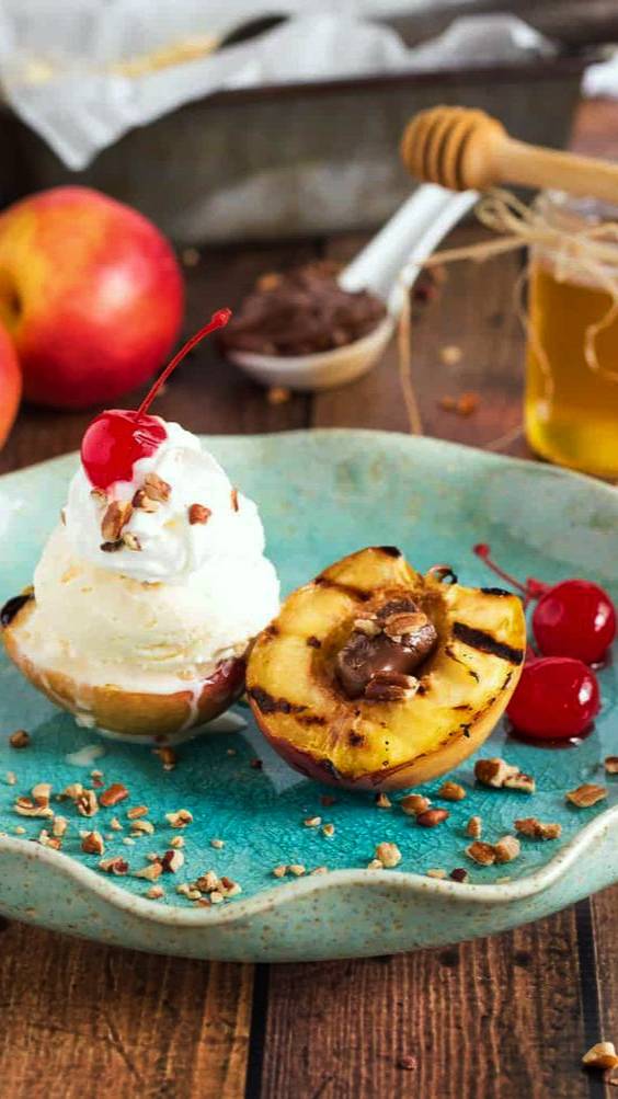 Персики в Карамели