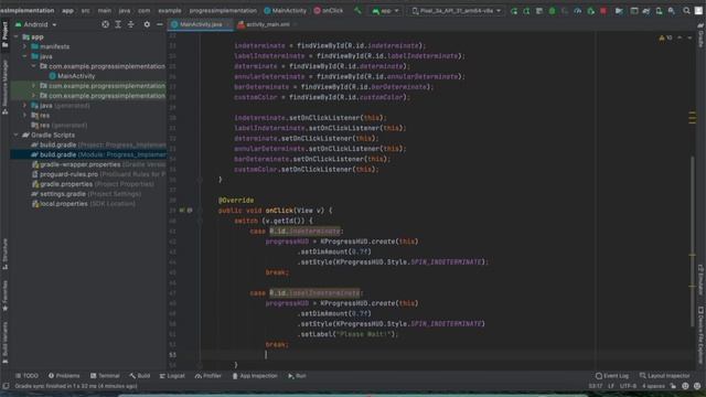 How To Implement Progress Bar In Android Studio | Circular Progress | Custom Progress | Dialog смотреть онлайн