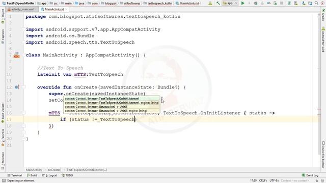 Text To Speech - Android Studio - Kotlin смотреть онлайн