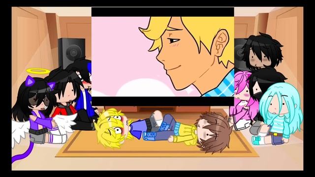 Aphmau and Freinds react ❤️First reaction vid? смотреть онлайн