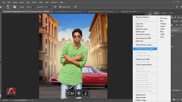 Music Cover Art Design - Photoshop CC Manipulation Tutorial смотреть онлайн