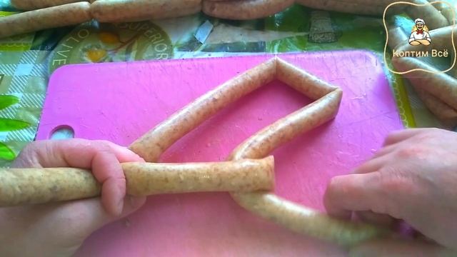 Как вязать сосиски? Как скрутить сосисоки способ 