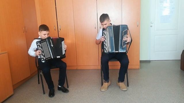 Дуэт баянистов Горяев Степан, Изнегов Вадим "Кадриль" смотреть онлайн
