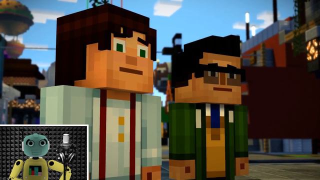 ROBOT GAMING MEETS STAMPY CAT?! Youtuber meetup! Minecraft Storymode Season 2!! (Minecraft Roleplay смотреть онлайн