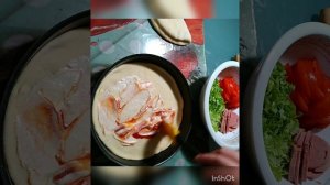 Тарзи тайёр кардани пицца?Пицца в духовке с калбасой и сыром?