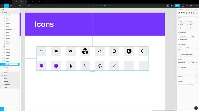 Icons and Vector Network in Figma смотреть онлайн
