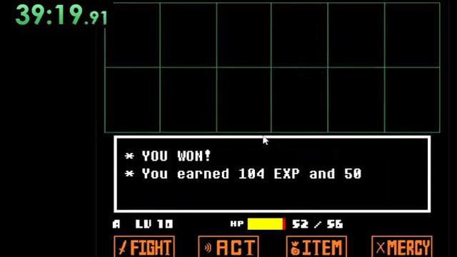 Undertale Genocide Speedrun in 1:18:16 смотреть онлайн