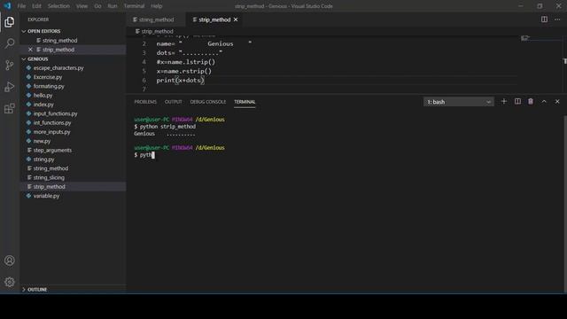 Python Strip() Method # lstrip( )#rstrip( )# strip( )- Python Tutorials 13 смотреть онлайн