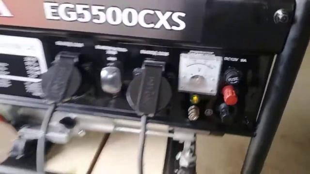 Генератор Honda EG5500CXS смотреть онлайн