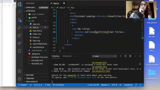 W9D3: React Lifecycle Methods (1 of 2) смотреть онлайн