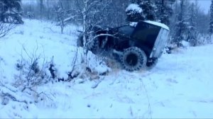 Самодельный колесный вездеход из Ваз 2109 на ободрышах. Homemade all-terrain vehicle
