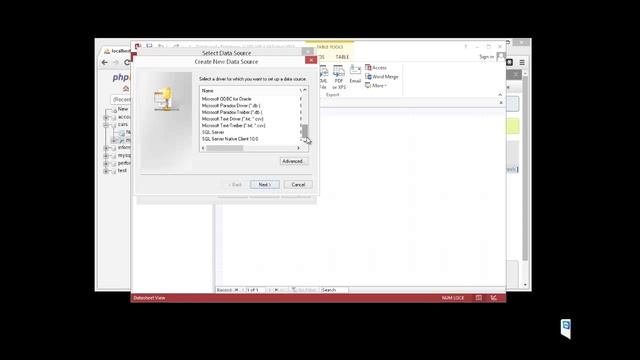 link MYSQL to access using ODBC смотреть онлайн
