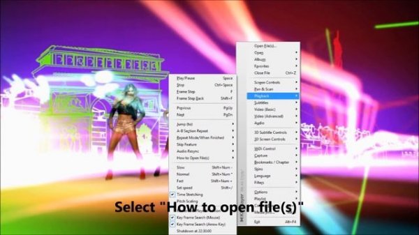 Setting for "KMPlayer" open all media in folder