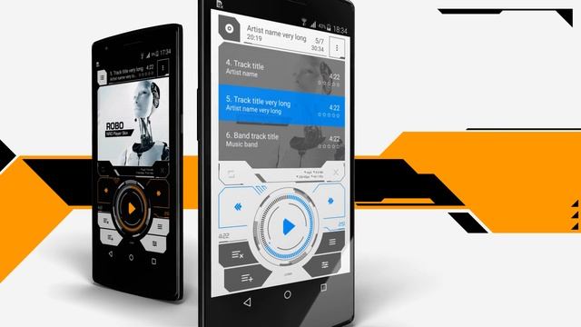 Robo Skin for NRG Player - free music player смотреть онлайн