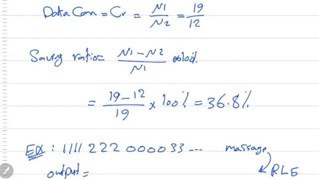 نظرية معلومات:المحاضرة14 ( ٍRun-length encoding-Data compression ) смотреть онлайн