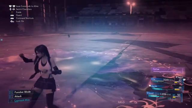 CACTUAR SUMMON 10000 NEEDLES Final Fantasy VII Remake смотреть онлайн