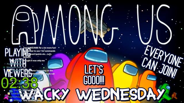 Among Us - Playing With Viewers - 15 PLAYERS and NEW COLORS - Let's GOOO!!! смотреть онлайн