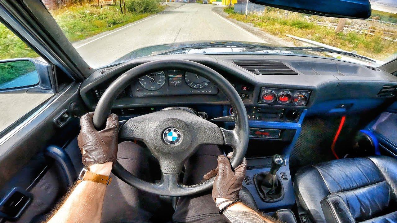 1985 BMW 520i (E28) 2.0 MT - POV ТЕСТ-ДРАЙВ смотреть онлайн