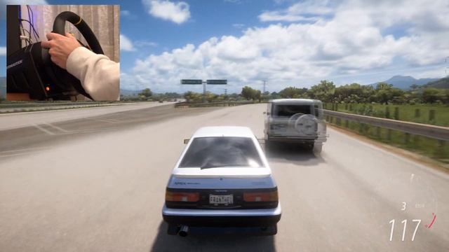 Rebuilding A Toyota Trueno AE86 (Tofu) - Forza Horizon 5 | Thrustmaster TS-PC Racer Gameplay смотреть онлайн