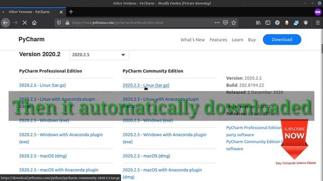 How to download and install Pycharm in Linux || How to download older version of Pycharm in 2021 смотреть онлайн