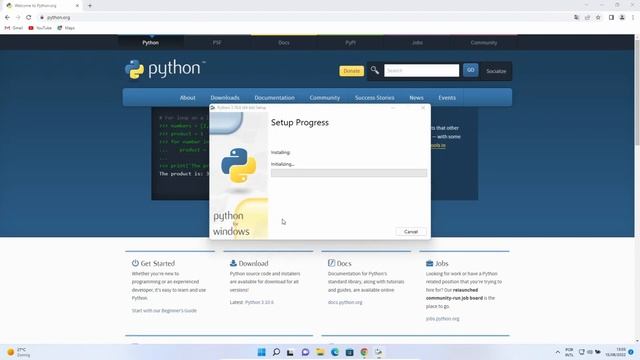 Como instalar o Python 3.10 no Windows 11 смотреть онлайн