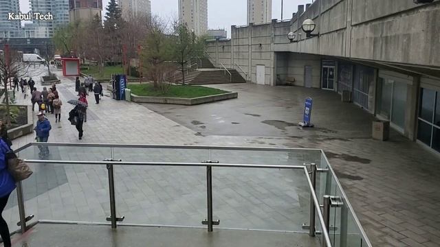 The CN Tower Downtown TORONTO Streets Walk today 2022 Canada Travel смотреть онлайн