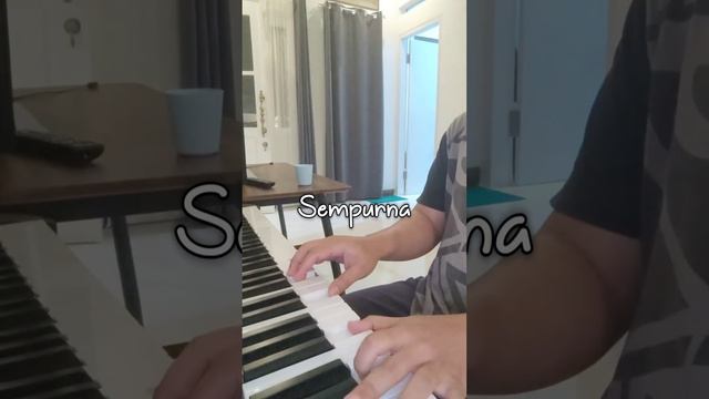 Sempurna - Andra and The Back Bone, Solo Piano Yamaha P45B. смотреть онлайн
