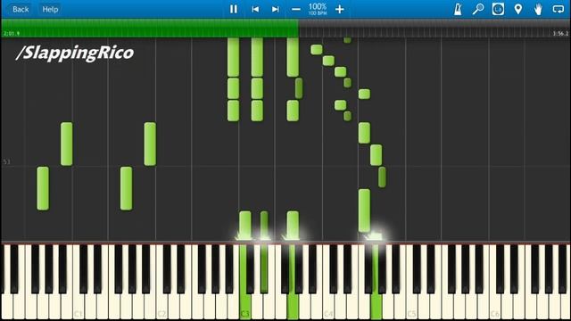 John Powell, Assassin's Tango (Mr&Mrs Smith) - Piano - Synthesia смотреть онлайн