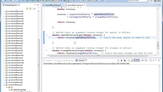 Learn Java - Exercise 09x - Adding a Parameter to a Java Class Method смотреть онлайн