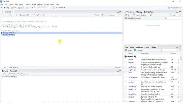 Reading Data In R From A Website (#R, #RStudio #DataScience #Website #Parse)