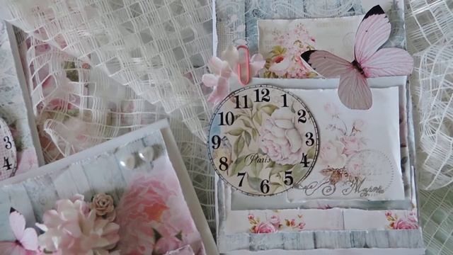 Скрапбукинг. Открытки к 8 Марта