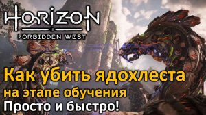 Horizon Forbidden West | Ядохлест | Как убить? Просто и быстро! | Этап обучения