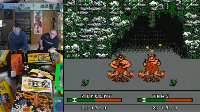 Caveman Games (NES) - Gamer Logic Live Stream смотреть онлайн