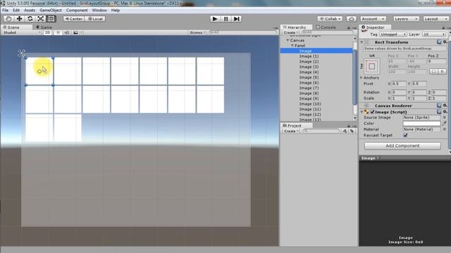 UNITY 5 ДЛЯ НАЧИНАЮЩИХ | GRID LAYOUT GROUP. РАЗМЕЩЕНИЕ ПО СЕТКЕ смотреть онлайн