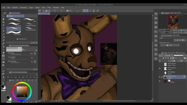 [FNAF-Speedpaint] Spring Bonnie [Movie ver.] смотреть онлайн