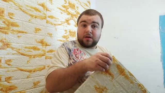 Поклейка настенных панелей  3D золотой мрамор от Товары-от-LEOMAX часть 26